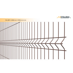 3D segmentai RAL8017 L2500mm H1530mm 4mm