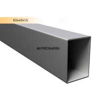 Stačiakampis vamzdis 60x40x1.5 mm CINK DX51D 7,2 metrai
