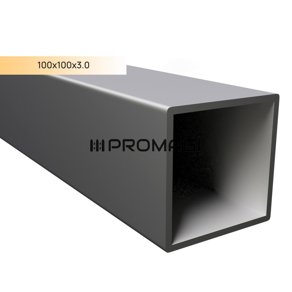 Stačiakampis vamzdis 100x100x3.0 CINK DX51 7,2m