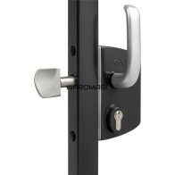 Spyna stumdomiems vartams, profiliui 60mm, RAL9005