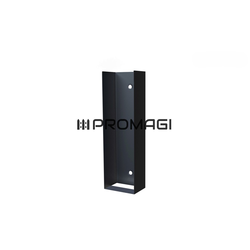 Pamato laikiklis RAL9005 JUODAS BLIZGUS U60X200 metalinis