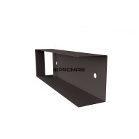 Pamato laikiklis RAL8019 RUDAS MATINIS U60X200 metalinis