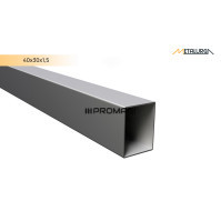 Stačiakampis vamzdis 40x30x1.5 mm CINK DX51D 7,5m