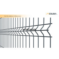 3D segmentai RAL7016 L2500mm H1730mm 5mm