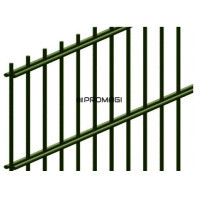 2D segmentai RAL6005 L2500mm H2230mm 6/5/6mm