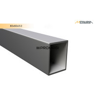 Stačiakampis vamzdis 80x60x3 mm  CINK  DX51D 7,2m